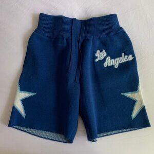 Madhappy x Mitchell & Ness - Los Angeles Lakers Dodgers Colors Knit Shorts